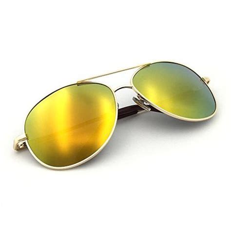 J S Premium Military Style Classic Aviator Sunglasses Polarized