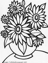 Coloring Flower Pages Printable Print Color Getcolorings Kids Adult sketch template