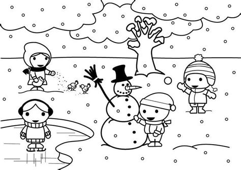 winter season coloring page  coloring pages winter coloring pages