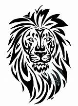 Tribal Animal Animals Tattoo Cliparts Clipart Lion Attribution Forget Link Don Animales Tribales sketch template