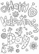 Coloring Valentines Pages Happy Printable Valentine Kids Cards Sheets Printables Supercoloring Color Colouring Crafts Print St Satanic Preschool Adults Para sketch template