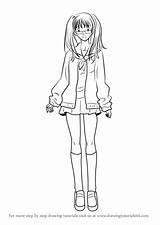Gear Air Ringo Drawing Noyamano Draw Anime Step sketch template