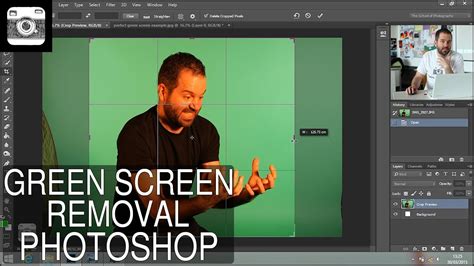 green screen removal  photoshop youtube