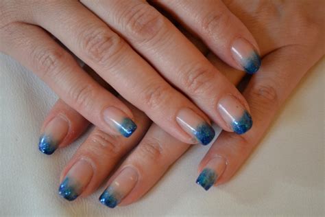 blue water nails sailor nails  sara