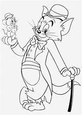 Tom Jerry Coloring Drawing Cartoon Pages Both Nice Were Very Nicepng sketch template