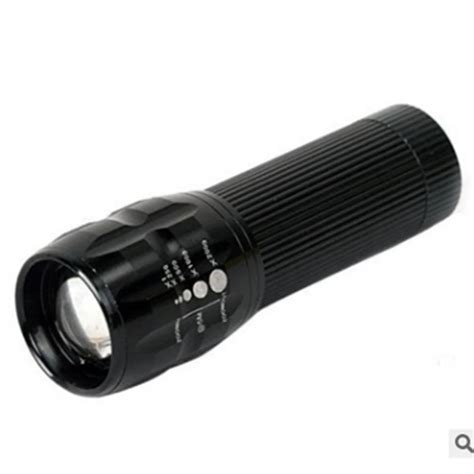 professional led flashlight strong lumens zoomable torch led mini light black lantern  models