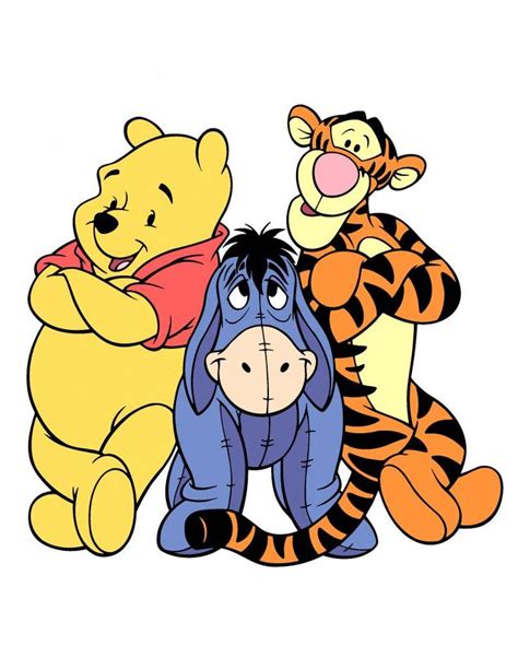 Winnie The Pooh Eeyore And Tigger Disney Cartoons Tigger Pooh