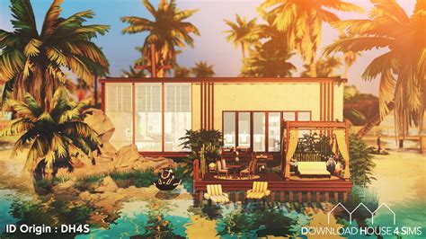Ultra Modern Beach House Maisons Download House 4 Sims