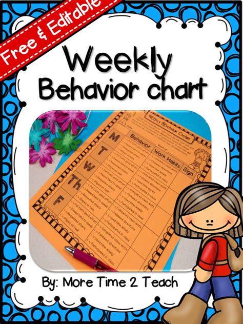 weekly behavior chart prezentatsiya onlayn