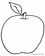 Apfel Ausmalbild Ausmalen Artus Malvorlage Zum Obstschale Apfelbaum Downloaden sketch template