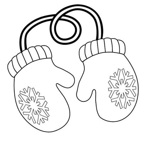 printable mitten coloring pages super coloring pages mitten outline