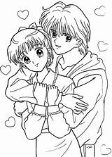 Coloring Pages Anime Boy Girl Printable Kids Cartoon Cute Girls Characters Boys Marmalade Miki Yuu Ages 4kids источник Print Choose sketch template