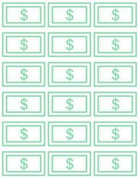 printable classroom money template printable templates