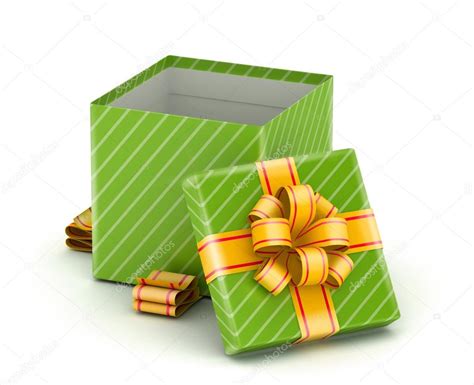 open green gift box stock photo  iunewind