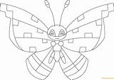 Coloring Vivillon Pages Tundra Pattern Lineart Pokemon Online Deviantart Color Drawing Printable Print Coloringpagesonly sketch template