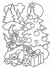 Natale Albero Colorare sketch template