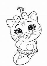 Coloring Cats 44 Pages Youloveit Cartoons sketch template