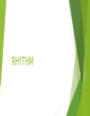 rhythmpptx rhythm elements  rhythm  beatthe underlying pulse