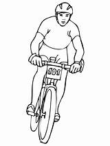 Mountain Bmx Kleurplaten Cycling Bici Cyclists Coloringhome Disegno Ausmalbild Mountainbike Bycicles Ispirazione Zum sketch template