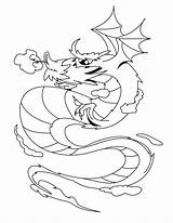 Coloring Pages Dragon Kids Printables sketch template