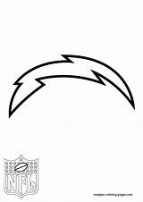 Coloring Pages Chargers Diego San Nfl Logo Print Browser Window sketch template