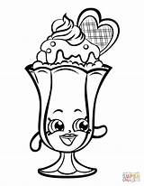 Shopkins Shopkin Sundae Suzie Breadstick Slick Supercoloring Lollipop Drukuj Salvat sketch template