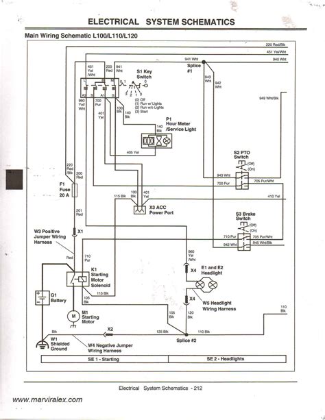 john deere  lawn tractor wiring diagram