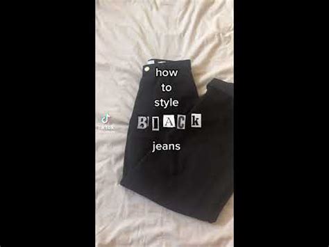 style black jeans outfitideas youtube