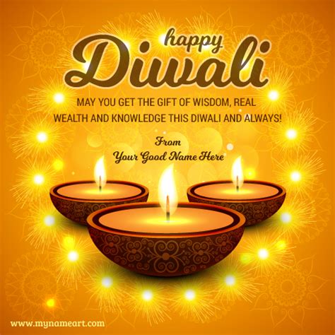 write   diwali greeting card