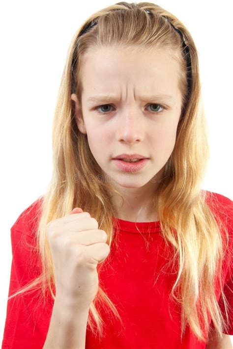 angry girl stock images image