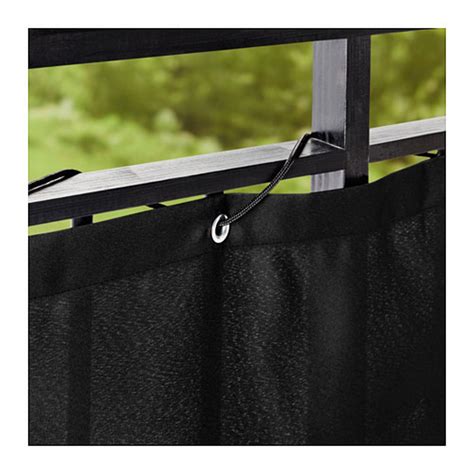Ikea Dyning Patio Balcony Wind Sun Shield Shade Black Yard Privacy Screen
