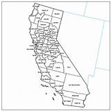 California Map County Printable Counties Maps Outline City Cities State Cn Printfree School Print Showing Printablee sketch template