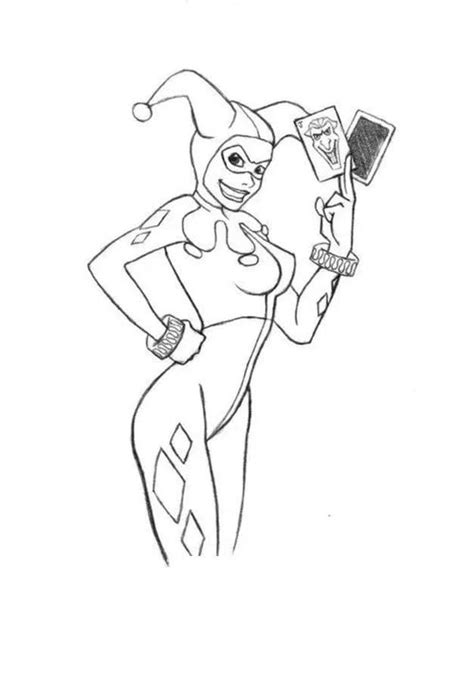 top  printable harley quinn coloring pages  coloring pages