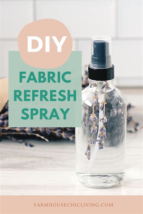 diy fabric refresh spray clean mattress stains linen spray essential oils diy linen spray