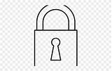 Lock Outline Clipart Pinclipart sketch template