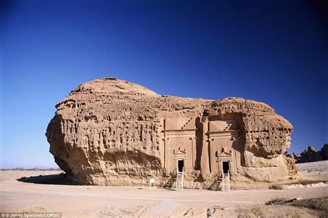 impressive collection  saudi arabian nabatean tomb qasr al