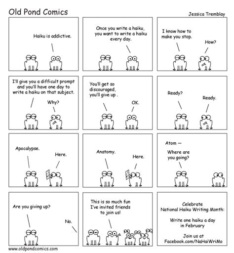 old pond comics a fun way to learn haiku through cartoons