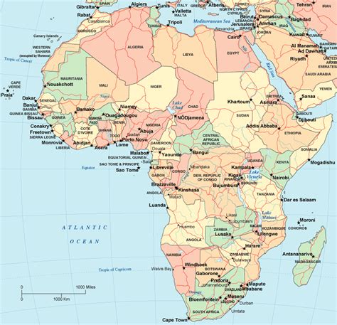 map  africa africa maps  geography