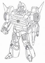 Coloring Bots Optimus Rodimus sketch template