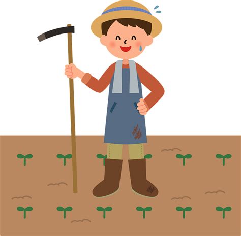 field farmer agriculture clipart   transparent png