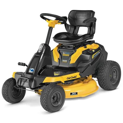 cub cadet cce   electric riding mower vah mower select