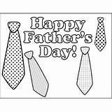 Coloring Ties Printable Fathers Father Freeprintablecoloringpages sketch template