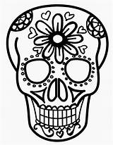 Calaveras Muertos Skulls Calavera Mask Triedandtrueblog sketch template