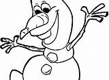 Coloring Olaf Pages Frozen Getcolorings Print sketch template