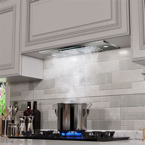 iktch   cfm ducted insert range hood  stainless steel  remote control included