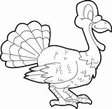 Turkey Coloring Thanksgiving Printable Kids sketch template