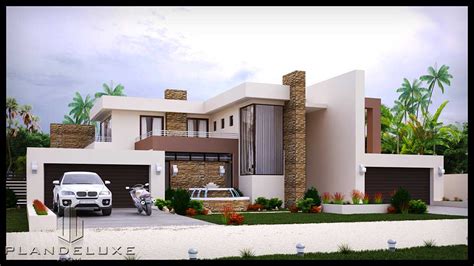 double story  bedroom house plan modern house plans plandeluxe