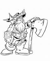 Warcraft Pages Coloring Getcolorings sketch template