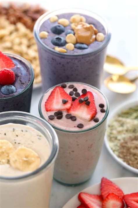 How To Make A Protein Shake 30 Flavors Fit Foodie Finds