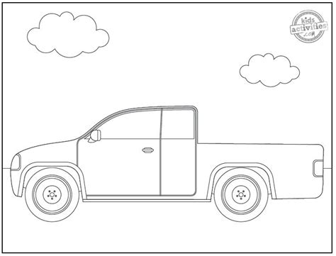 printable truck coloring pages kids activities blog